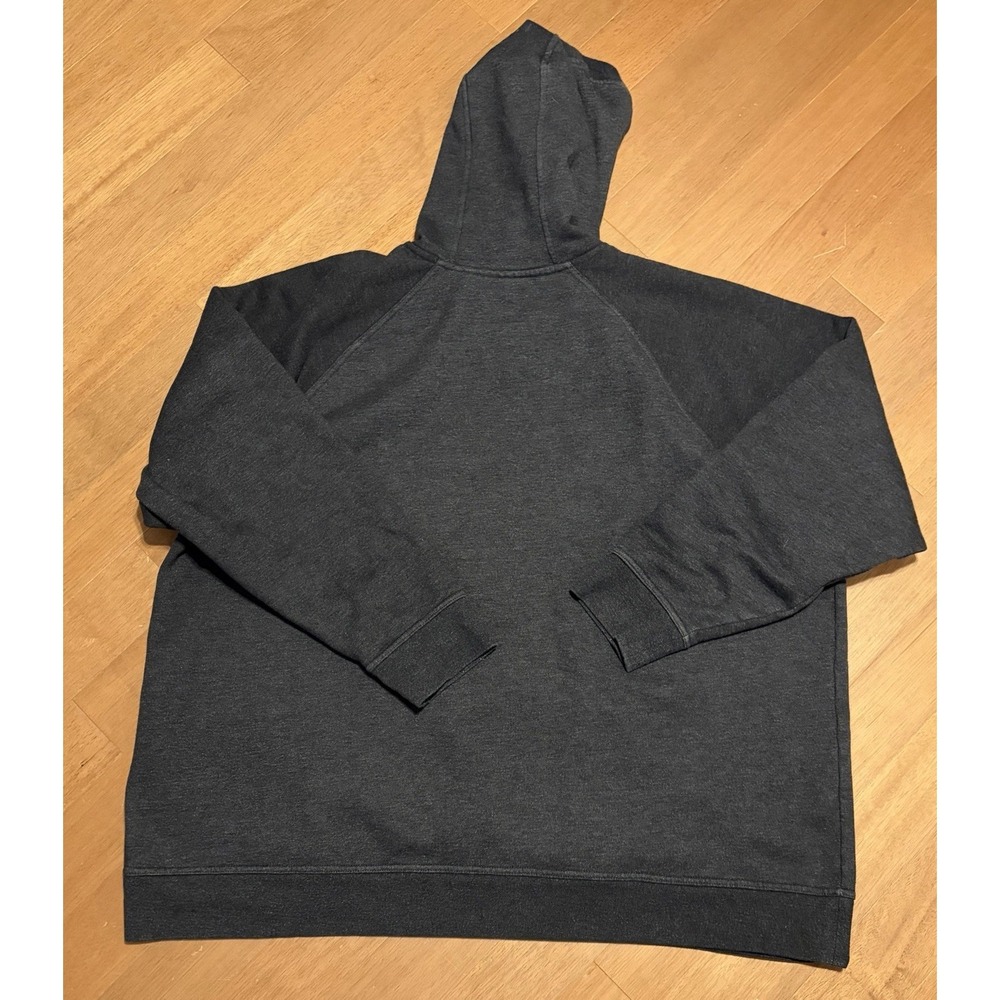 Harley Davidson Hoodie Gray Pullover Fleece Logo Double Sided Size 3XL Biker EUC - Picture 5 of 7